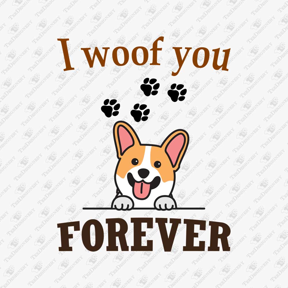 i-woof-you-forever-humorous-dog-owner-t-shirt-graphic