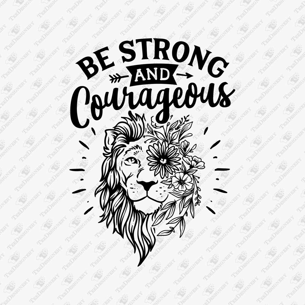 be-strong-and-courageous-inspirational-svg-cut-file