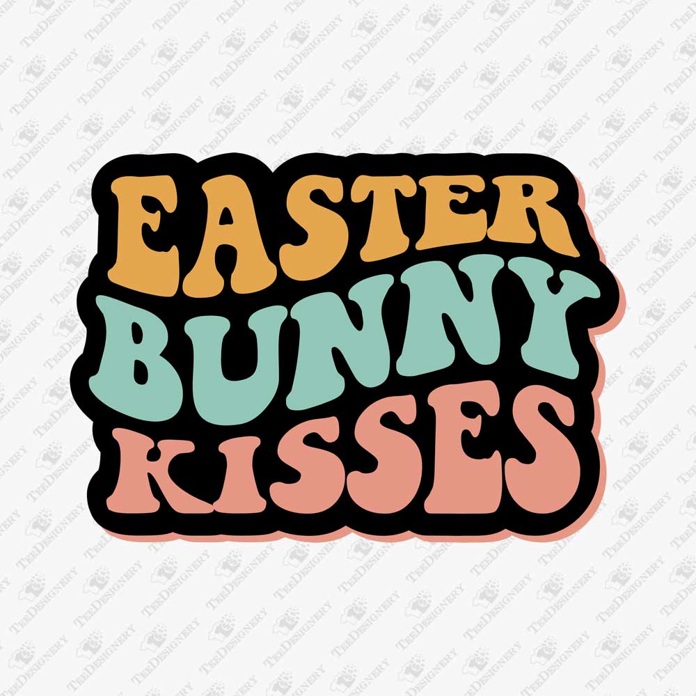 easter-bunny-kisses-retro-typography-svg-cut-file