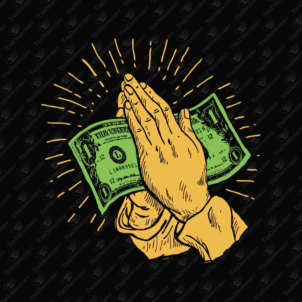 money-praying-sarcasm-parody-t-shirt-sublimation-graphic