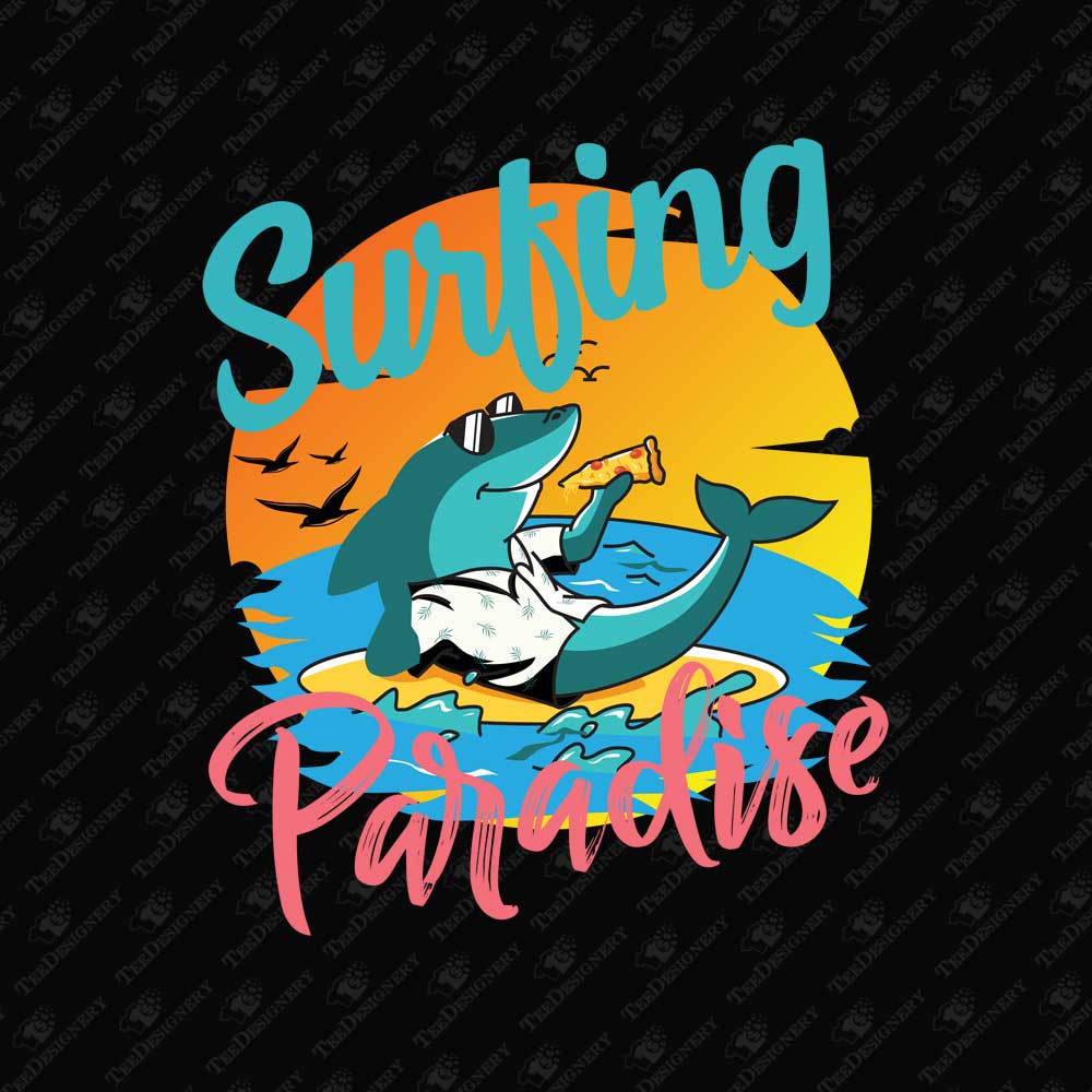 surfing-paradise-chilling-shark-t-shirt-sublimation-graphic