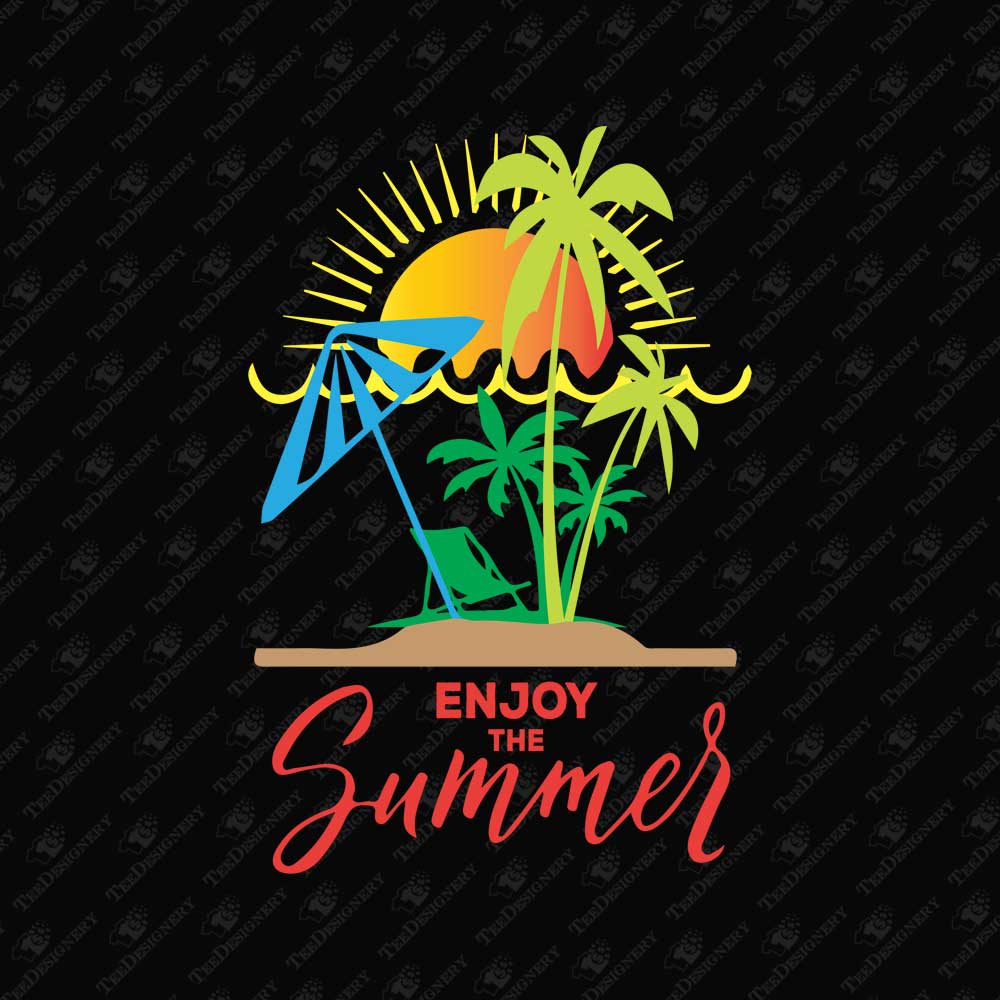 enjoy-the-summer-t-shirt-sublimation-graphic