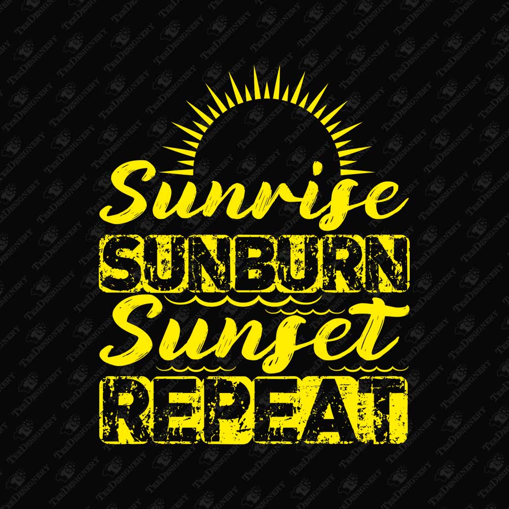 sunrise-sunburn-sunset-repeat-beach-t-shirt-sublimation-graphic