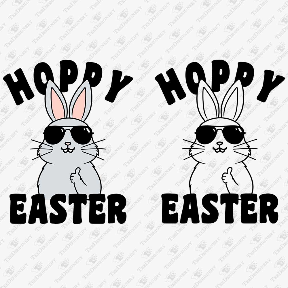 hoppy-easter-cool-rabbit-thumb-up-svg-cut-file-sublimation-graphic