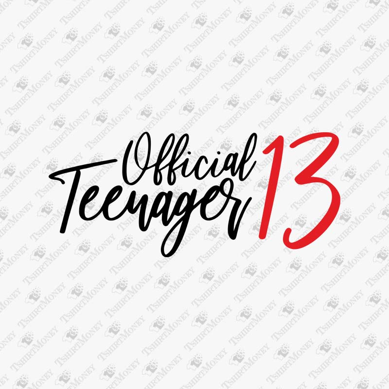 13th-birthday-official-teenager-svg-cut-file