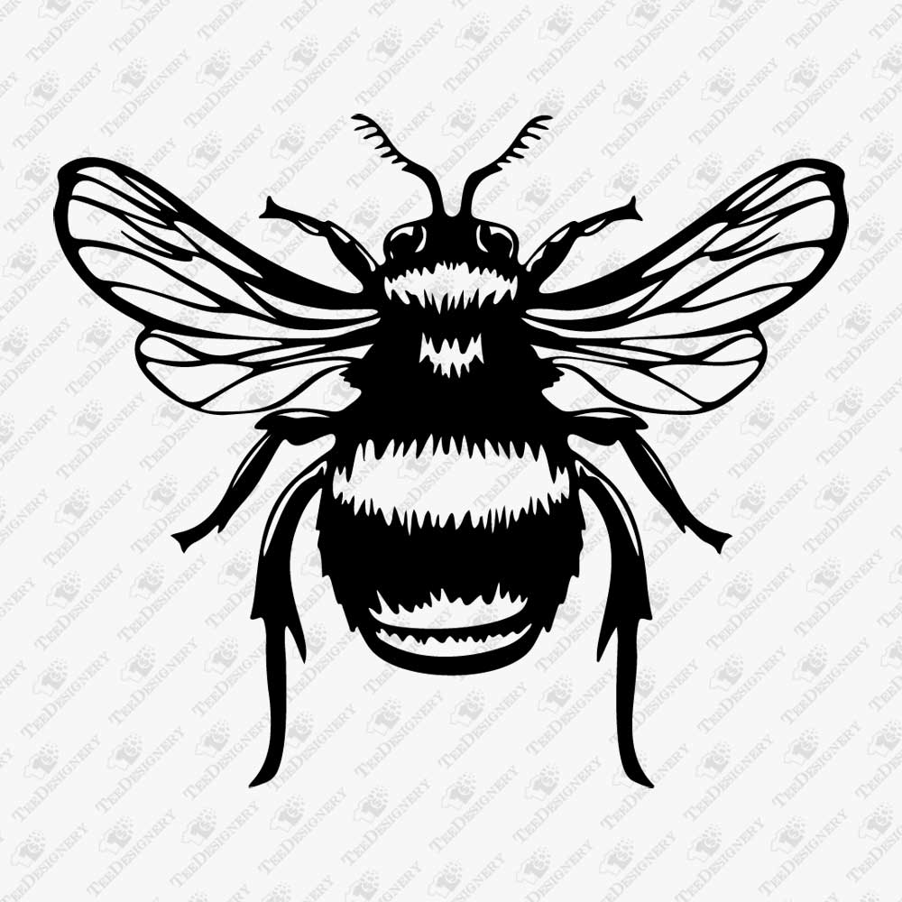bee-drawing-top-vector-design