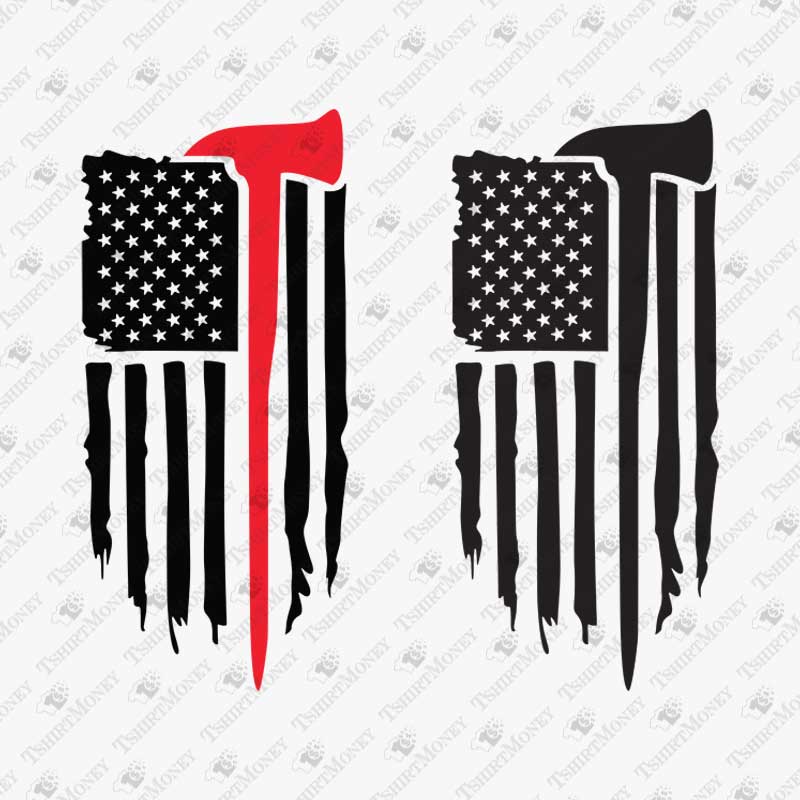 firefighter-flag-svg-american-patriotic-cut-file