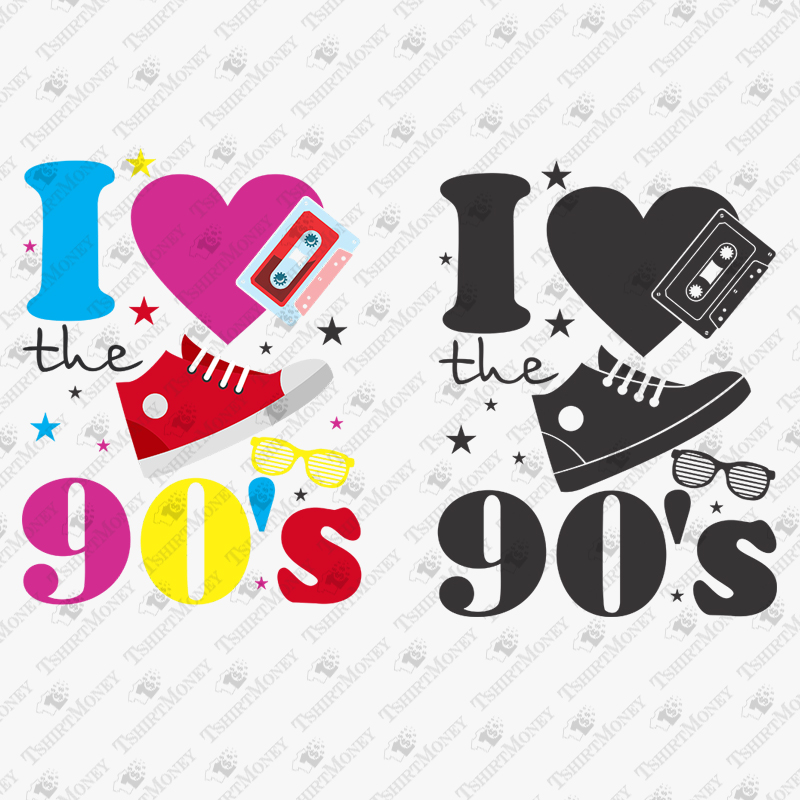 i-love-the-90s-svg-cut-file