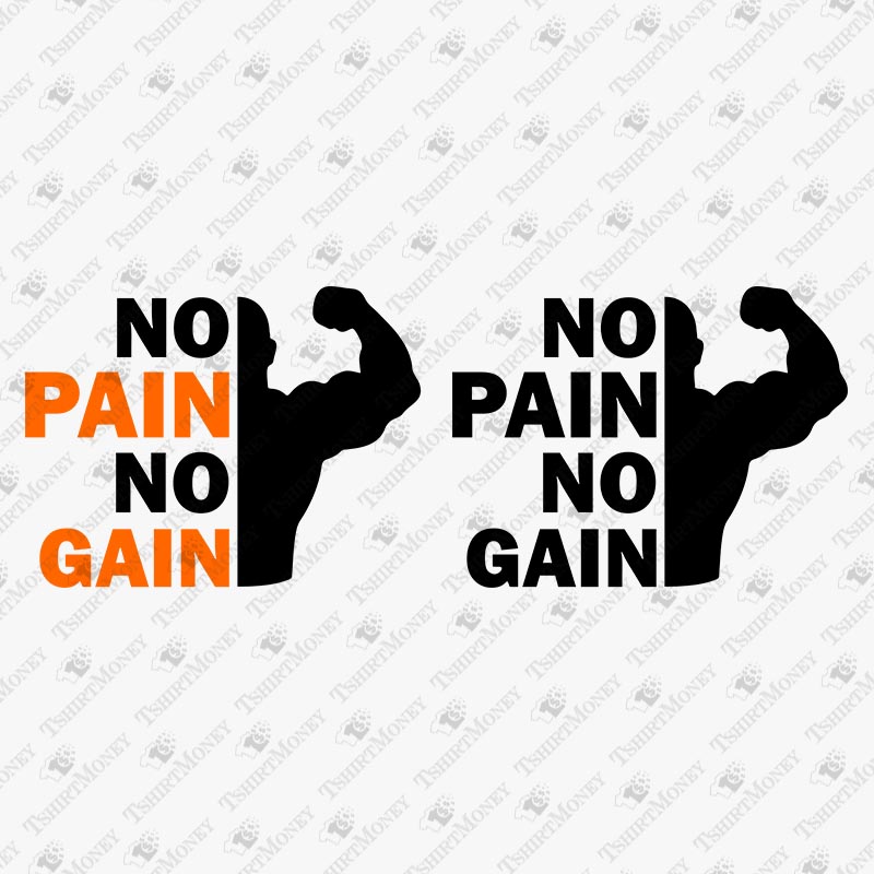 no-pain-no-gain-svg-cut-file