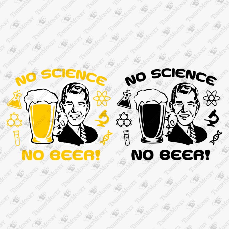 no-science-no-beer-svg-cut-file
