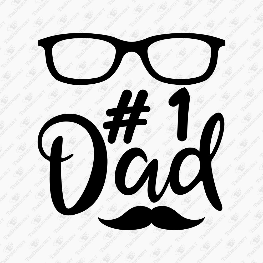 number-one-dad-family-svg-cut-file