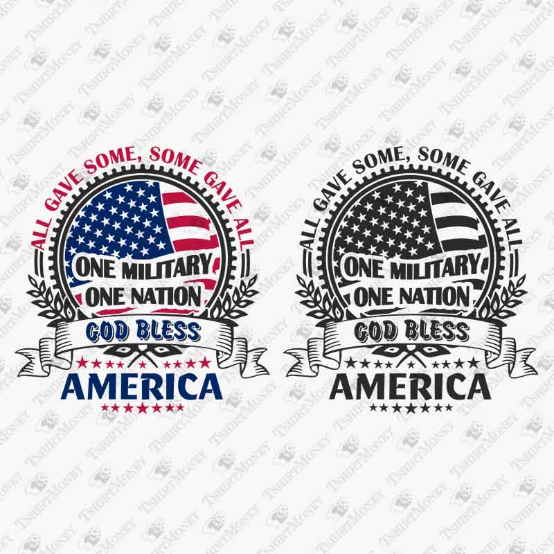 one-military-one-nation-god-bless-america-svg-cut-file