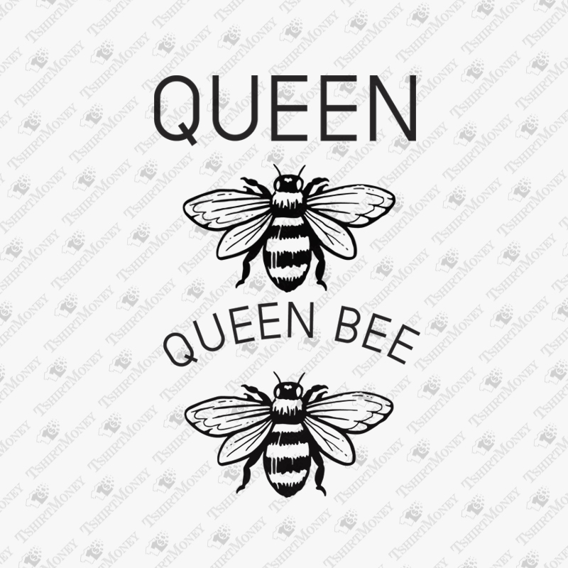 Queen Bee Svg Silhouette Cameo Cricut Vector Cut File Vlr Eng Br