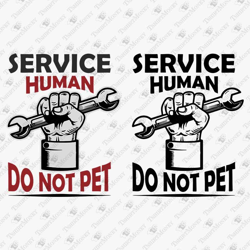 service-human-do-not-pet-svg-cut-file